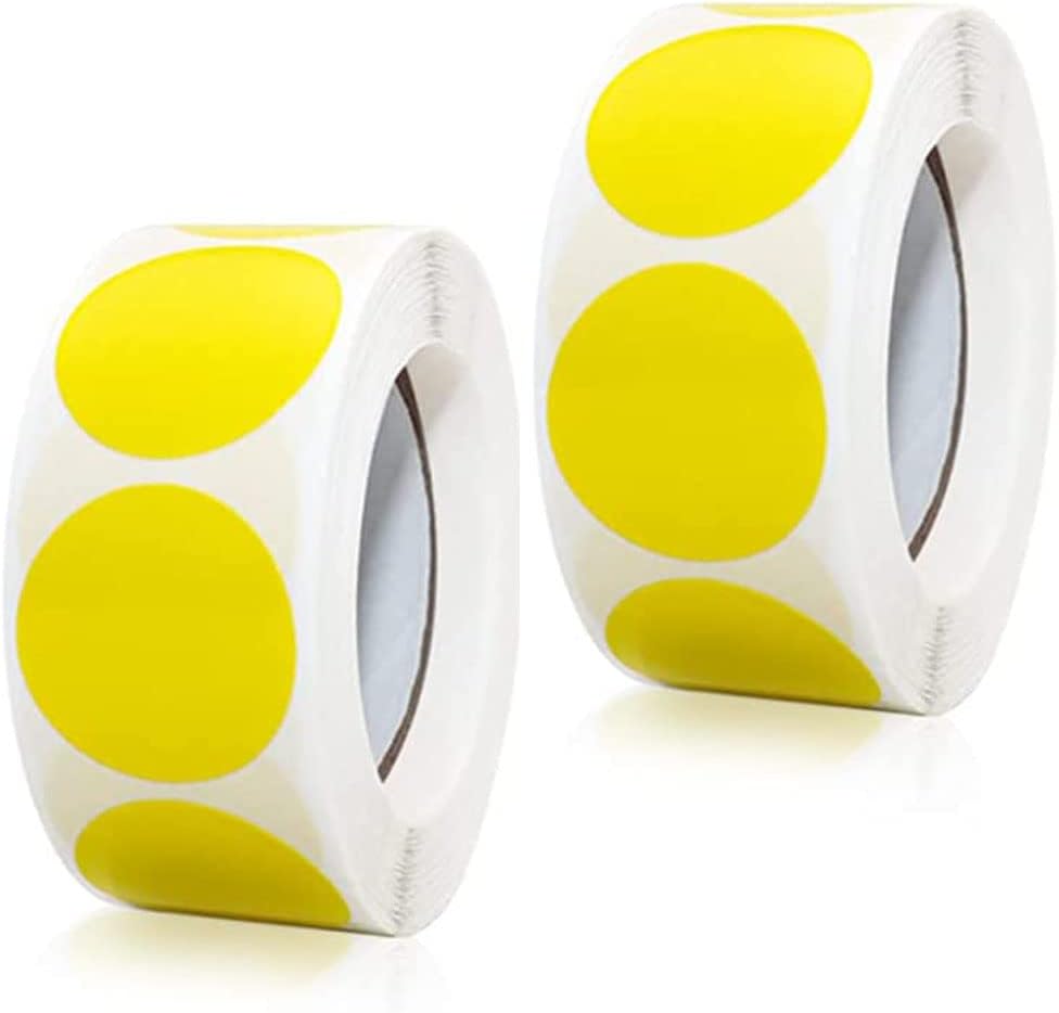 150 Violet Clair 6mm (0.6cm) Code Couleur Poids Rond Stickers Adhésif Étiquettes - Foto 5