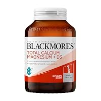 Blackmores Total Calcium Magnesium + D3 | Supports Bone Health & Muscle Function |125 Tablets
