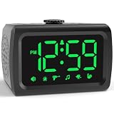 Peakeep 115dB Super Loud Alarm Clock for Heavy Sleepers Adults Teens