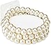 Corsage Bracelet - Delicate Flower - Champagne (For Smaller Wrists)