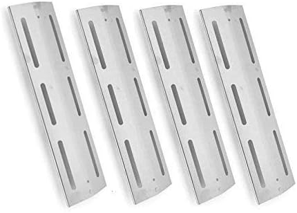 4 Pack Stainless Steel Heat Plate for Kenmore 141.16123, 141.16233, 141.16235, 141.16329, 141.16673, 141.16682, 141.16684, Brinkmann Pro Series 7231 & Grill Chef PAT502 Gas Grill Models