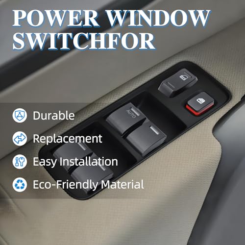 WUANGKI Master Power Window Switch | Front Left Driver Side | Compatible with 2007-2011 Honda CR-V | Replaces OE 35750-SWA-K01 by wuangki - Used condition - Image 8