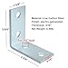 heneng 6 Pcs 4 Hole L Shaped Connector Bracket for 1-5/8