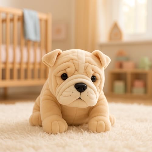 Image of Cute Plush Toy for Kids | | Soft Toys | Birthday Gift for Girls /Wife, Boyfriend /Husband, Soft Toys for Girls, Baby Toy (Random Color) Pack of 1 (Bulldog Soft Toy)