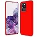 Produktbild Conie® Basic Backcove Hülle für Samsung Galaxy S20 Ultra, [ Microfaser Innenfutter ] Schutzhülle sturzsichere Hülle aus TPU Anti Fingerprint Rückschale, Galaxy S20 Ultra Case Rot