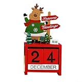 Calendrier de l'Avent festif : ce charmant calendrier de l'Avent Père Noël ajoute de l'excitation à votre saison des vacances, vous permettant de compter les jours jusqu'à ce que les célébrations commencent.