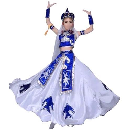 Trajes de baile mongoles para festivales culturales y danza en teatro