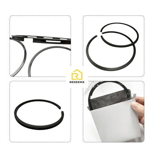 REDEEMX Piston Ring Set STD (87.31mm) Fits Briggs & Stratton 12HP Engines Replaces 391780 394665 394959 499996 Horizontal Shaft – Lawn Tractor Engine Part Aftermarket Repair Kit by REDEEMX - Used condition - Image 5