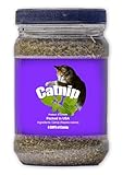 DesertUSA Catnip Blend - North American Crafted, 100% Natural, and Non-Addictive Catnip Treats for Enhanced Playfulness. Ideal for Complementing Catnip Toys (4 Cups) (32 oz)
