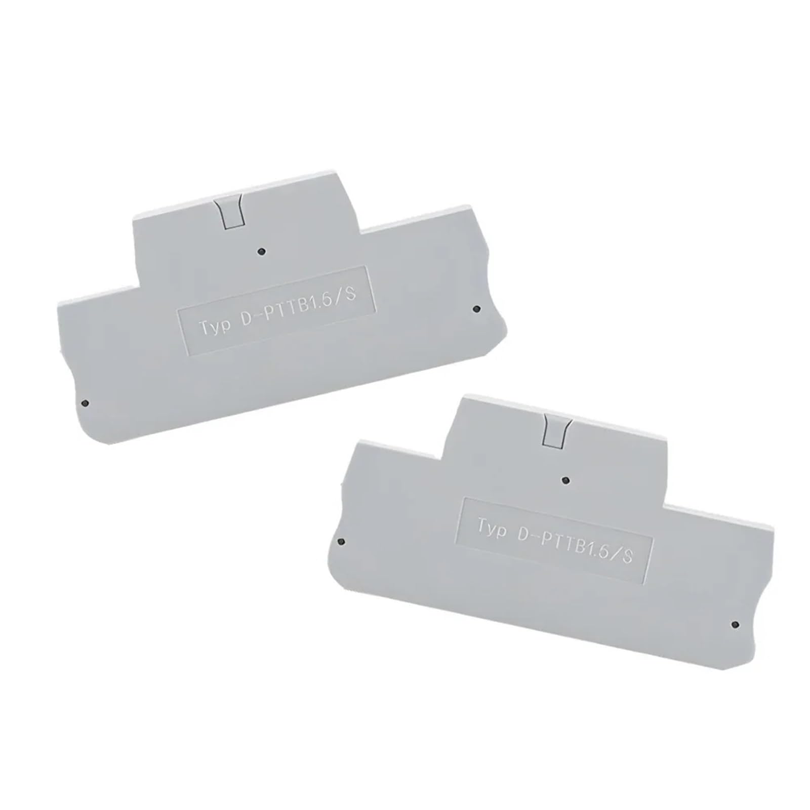 Morsettiera DIN a innesto PTTB1.5 da 10 pezzi, 17,5 A, 500 V, 26-16 AWG, morsetto a molla passante multilivello D-PTTB15