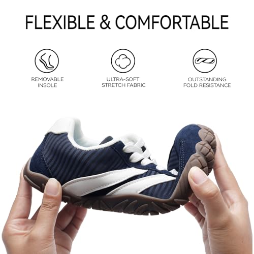 Image of Barefoot Shoes Women Casual Sneakers,Wide Toe Box Shoes Women Zero Drop Barefoot Shoe Men,Minimalist Trail Running Shoe,Non-Slip Lightweight Breathable Comfortable Fashion Walking Hiking Shoes Unisex