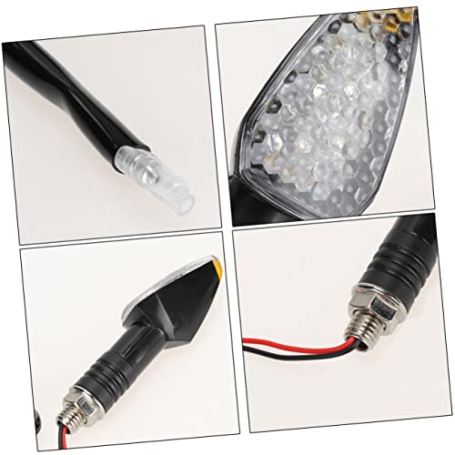 ULTECHNOVO 12 Peças sinal de volta lâmpadas de LED piscas dianteiros da motocicleta volta de luzes L