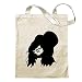 Musicista rock rock band Borsa di iuta - Proverbi stampati che raccontano modelli Borsa di fitness per il fitness a forma di borsa di cotone appesa a un manico lungo