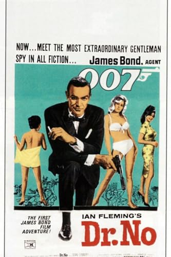 ART.COM Wall Art Print Dr. No, Sean Connery, South African poster, 1962, 12" x 18"
