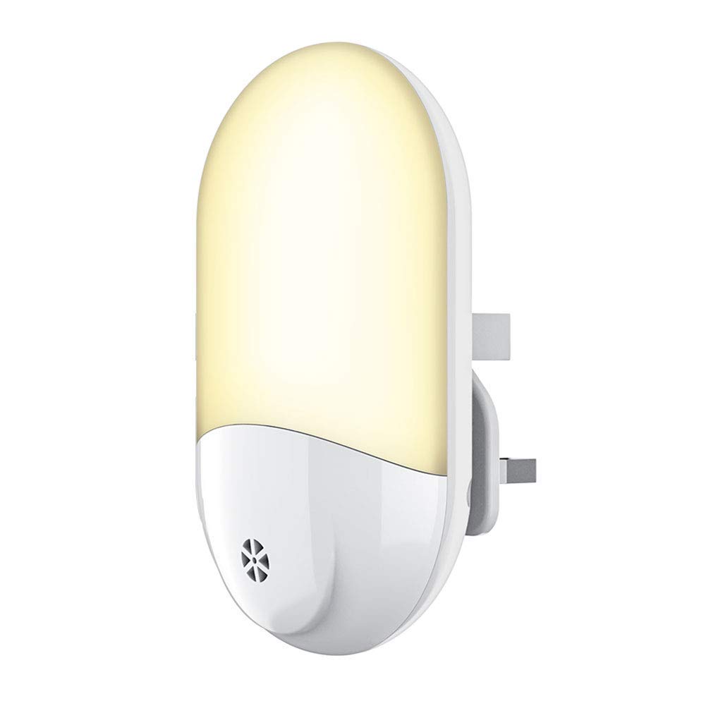 LED Night Light Plug in Wall – Automatic Plug-and-Play Dusk to Dawn Photocell Sensor Night Lighting Lamp, Plug-in Wall Light Sensor Night Light for Kids, Bedroom, Bathroom, Kitchen, Hallway, Stairs