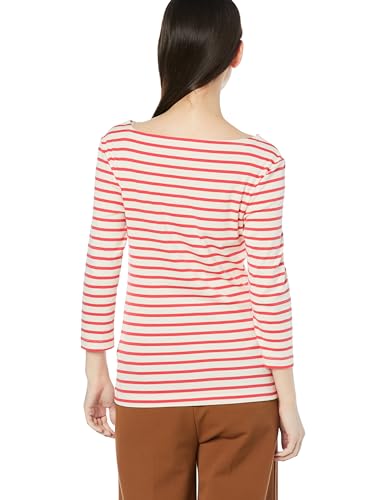 Image of Amazon Essentials Women's Slim-Fit 3 /4 Sleeve Boat Neck Tops Cotton Modal T-Shirt