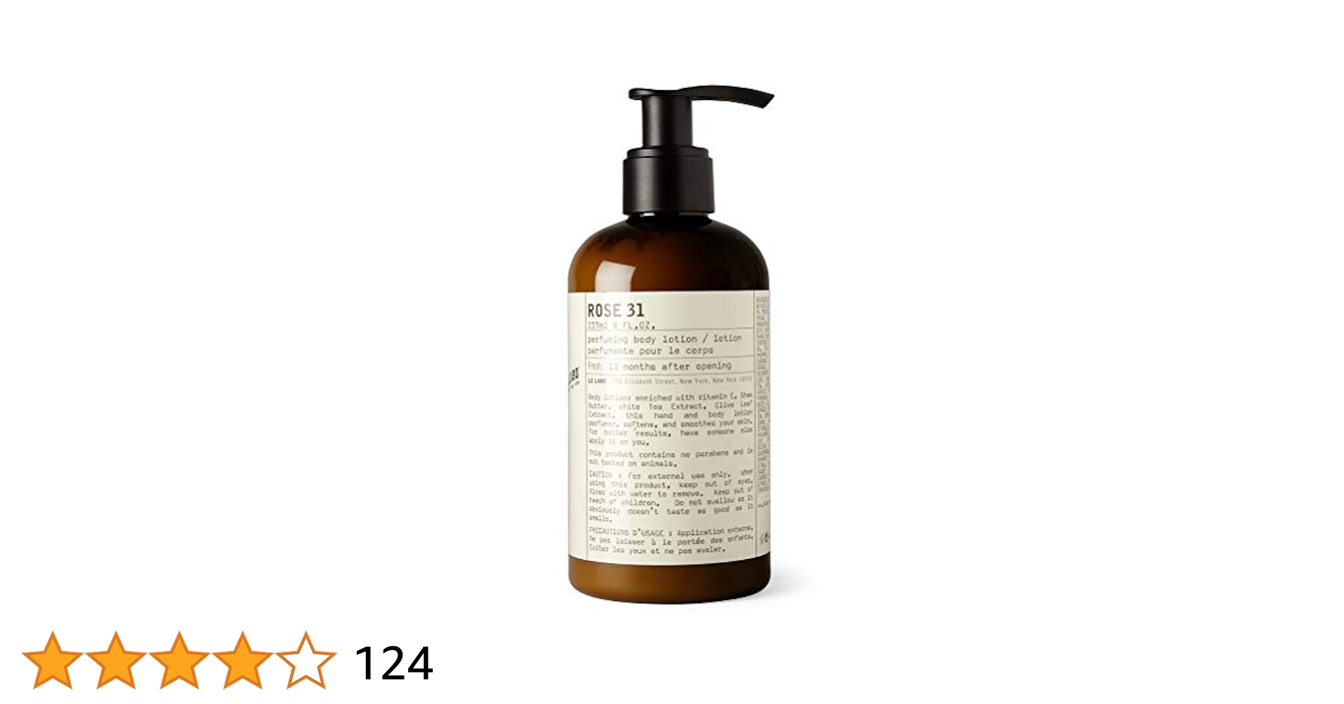 Le Labo Rose 31 Lotion- 237ml : Amazon.co.uk: Beauty