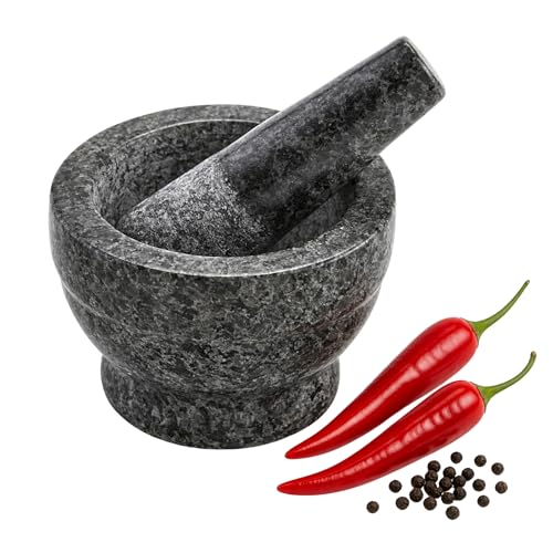 IMUSA USA Small Polished Mortar and Pestle, 3.75”, Granite by Imusa - Used condition - US$11.82