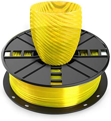 NovaMaker PETG 3D Printer Filament 1.75 ,Yellow PETG Filament 1.75mm, PETG 1kg Spool(2.2lbs), Dimensional Accuracy +/- 0.03mm.