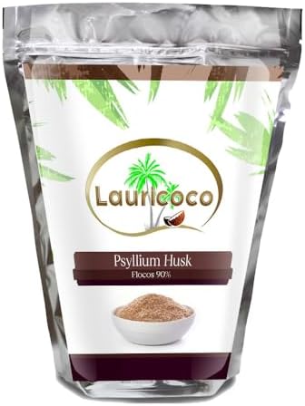 Psyllium Husk Flocos 100% Puro 90% Mucilagem 1 Kg - Lauricoco