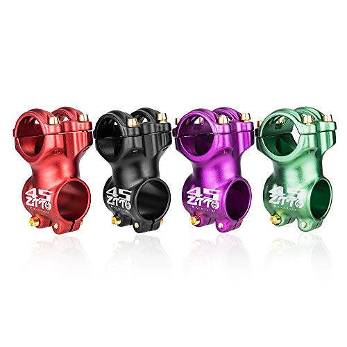 Bike Stem, Andoer Haste de bicicleta de 7 graus 45 mm Haste de bicicleta ultraleve de montanha Haste