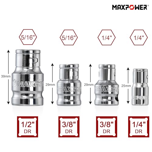 Maxpower MXP238 Hex Bit Holder Socket Set thumb #1