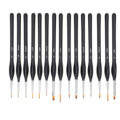 Set de 15 pinceles de pintura con triangular ergonómico para óleo, acuarela y dibujo 2