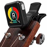 KLIQ UberTuner Clip On Guitar Tuner -Black