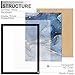 Fxojyvo 14x22 Picture Frame Set of 3, Black Frame for 14 x 22 Inch Picture Poster Photo, Light Weight and High Transparent 14 by 22 Frame for Wall - 3 Pack/Black/14 x22