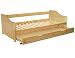Produktbild KMH®, Ausziehbett/Jugendbett/Kinderbett/Kojenbett mit ausziehbarem Bettkasten, incl. Lattenrost (200 x 90 cm/Natur) (#201100)
