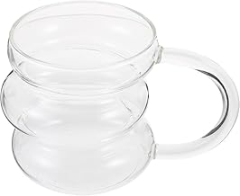 Chic Ice Coffee Spiral Glass Mug "Bubbles Bottle" (1PC)