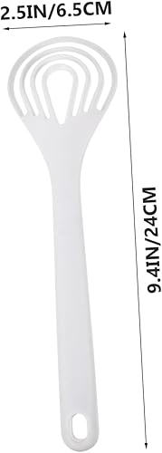 Miniatura 5 de BESTOYARD Batidor manual de huevo de plástico, batidoras de huevo de crema, batidora de huevo de leche, extractor de huevos de leche, mini aparato