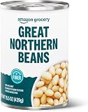 Amazon Grocery, Canned Great Northern Beans, 15.5 Oz (Pack of 6)