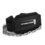 Gymreapers Dip Belt With Chain For Weightlifting, Pull Ups, Dips - Heavy Duty Steel Chain For Added Weight Training - Image 2
