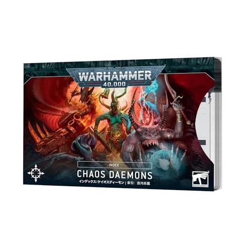 Games Workshop - Warhammer 40.000: Karteikarten - Chaos Daemons (10. Ausgabe)