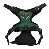 Littlearth NHL Minnesota Wild Pet Front Clip Harness, Team Color, X-Large