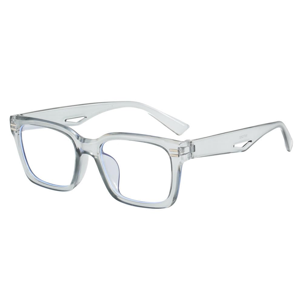 Okulary do pracy na komputerze, czarne, unisex, prostokątne, blokujące
