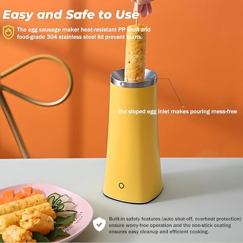 Electric Egg Roll Maker - Quick Breakfast Machine for Tasty Egg Rolls, Omelettes & More - 304 Stainless Steel, Cooks in 7 Minutes - Image 2