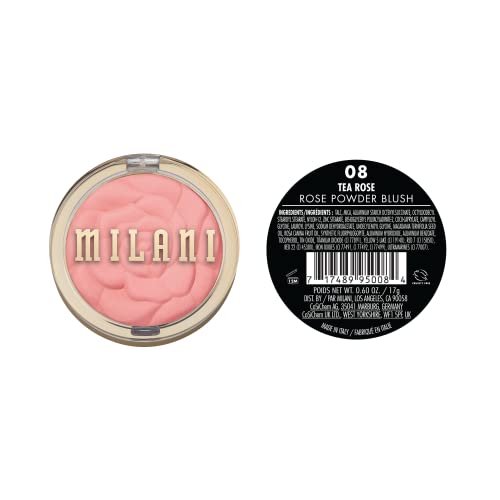 Image of Milani Rose Powder Blush, Tea Rose, 17g