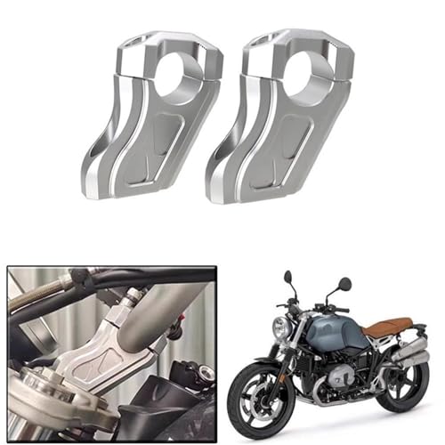 Guidon moto trop bas sur R NINET solution avec nos pinces d'extension