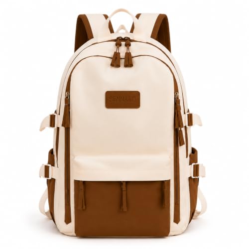 Buy ARISEN BAG Unisex Korean Style Laptop Backpack Stylish Casual Backpack for Men And Women School,College and Travel 40 L Backpack (Brown) at Amazon.in - Image 2