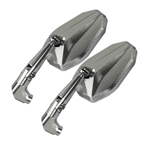 Rétroviseurs de moto pour Vulcan 500 750 800 rétroviseur réglable argent silver