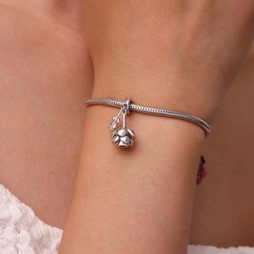 Image of GNOCE Japanese Charm Bead Silver Blend Pendant Dangle Charms fit Bracelet Jewelry Gift for Women