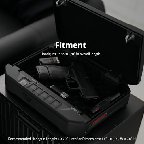 VAULTEK 20 Series Compact Quick Access Biometric Safe side view