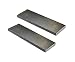 RECHERE 2PCS Vintage Canvas Grain Micarta Knife Handle Scales Slabs for Sword Knives Making 16x5x0.9cm