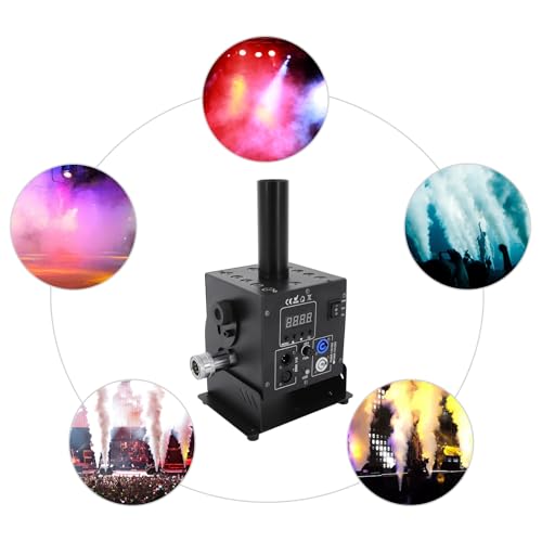 Máquina de Humo LED CO2 Jet con Manguera de 6m, Cañón CO2, Control DMX para DJ, Disco y Escenario miniatura 4