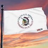 Dutern Double sided 126th US Open Shinnecock Hills Golf Club Flag 3x5Feet Garden Party Decor
