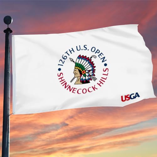 Dutern Double sided 126th US Open Shinnecock Hills Golf Club Flag 3x5Feet Garden Party Decor