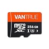 Vantrue 256GB microSDXC UHS-I U3 4K UHD Video High Speed Transfer Monitoring SD Card with Adapter for Dash Cams, Body…