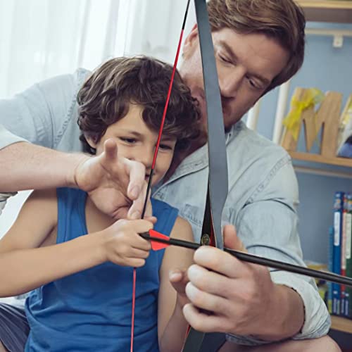 Tachyon Archery Wooden Bow And Arrow Set For Kids Youth Recurve Bow With 3 Pcs Carbon Arrows Handmade Wooden Kids Bow For Outdoor Sports And Practice 10 Lbs (Right Hand) #TOP3